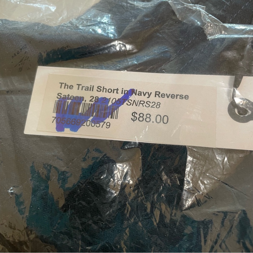 Taylor Stitch Trail Short In Navy Reverse Sateen Mens Retro Organic Cotton NEW - Picture 9 of 13